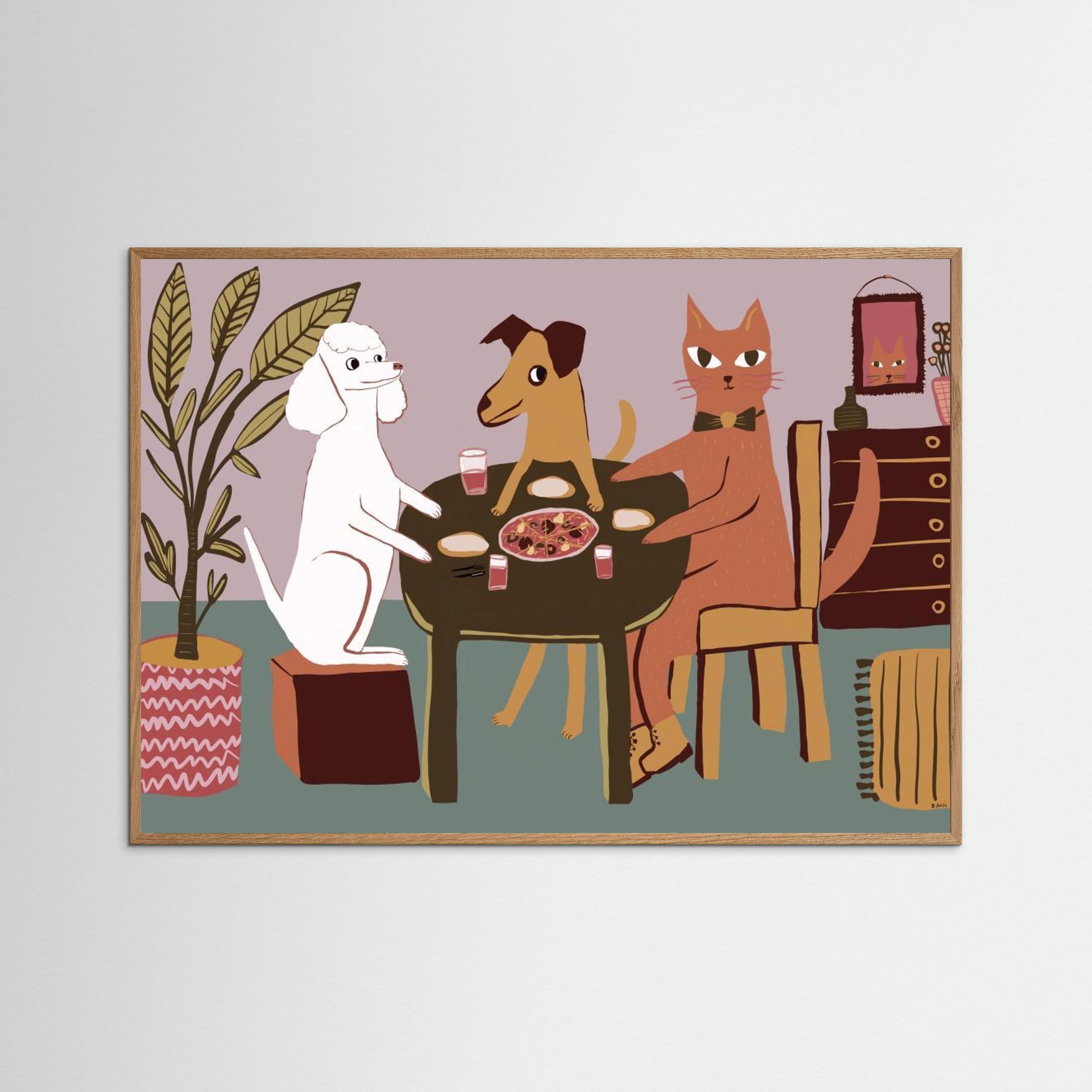 Pizza time by Sharyn Bursic