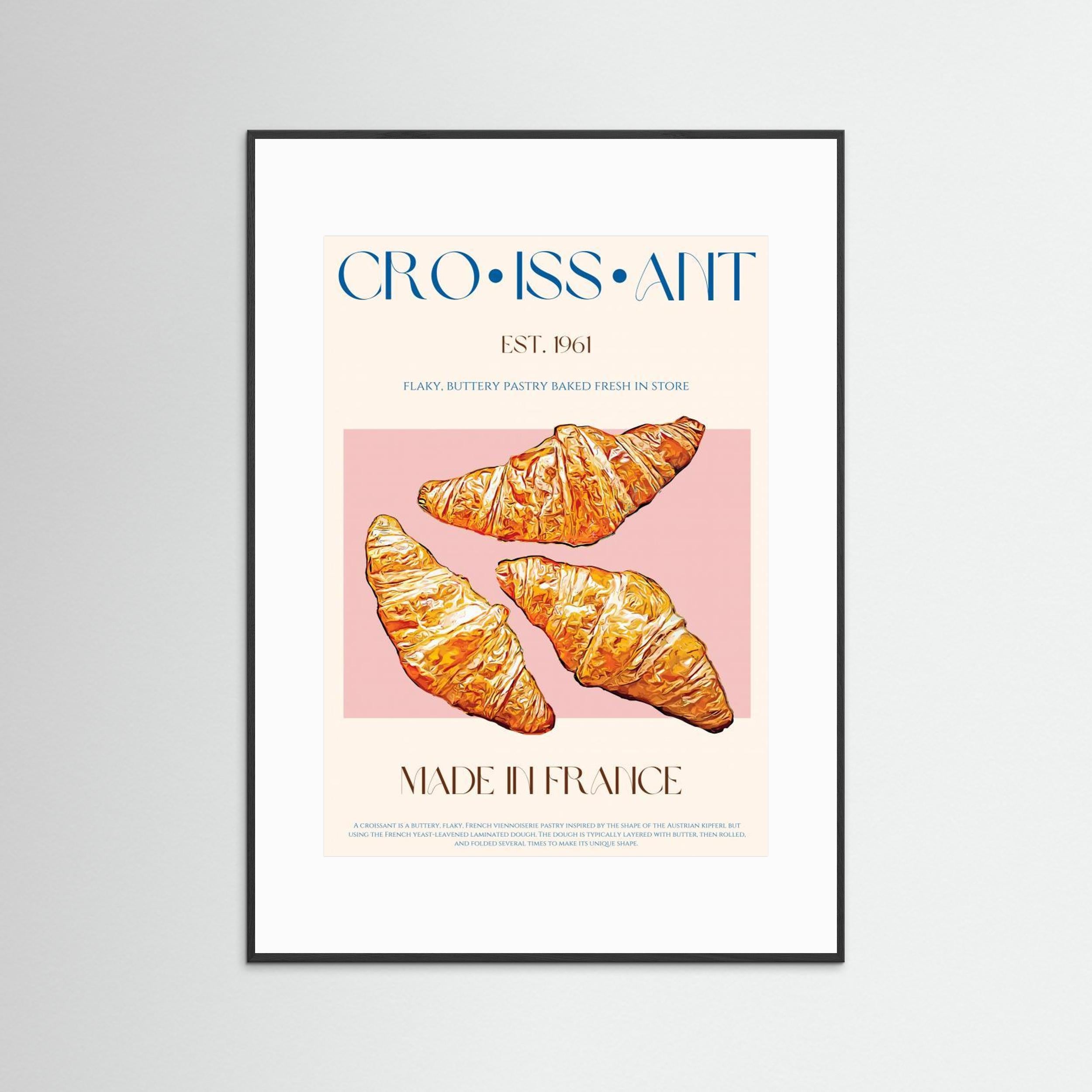 Croissant Print by Nazma Khokhar