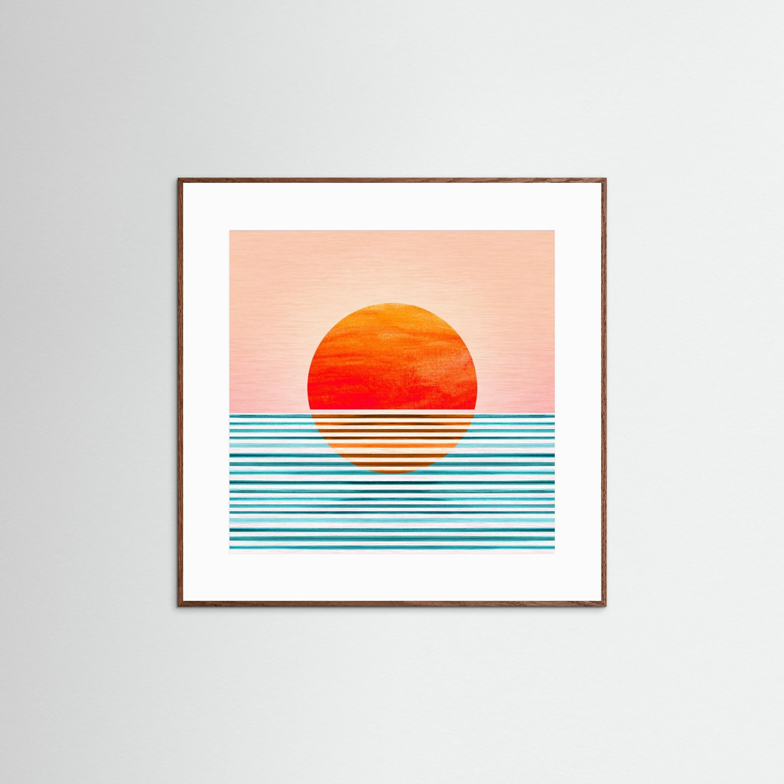 Minimalist Sunset III by Kristian Gallagher