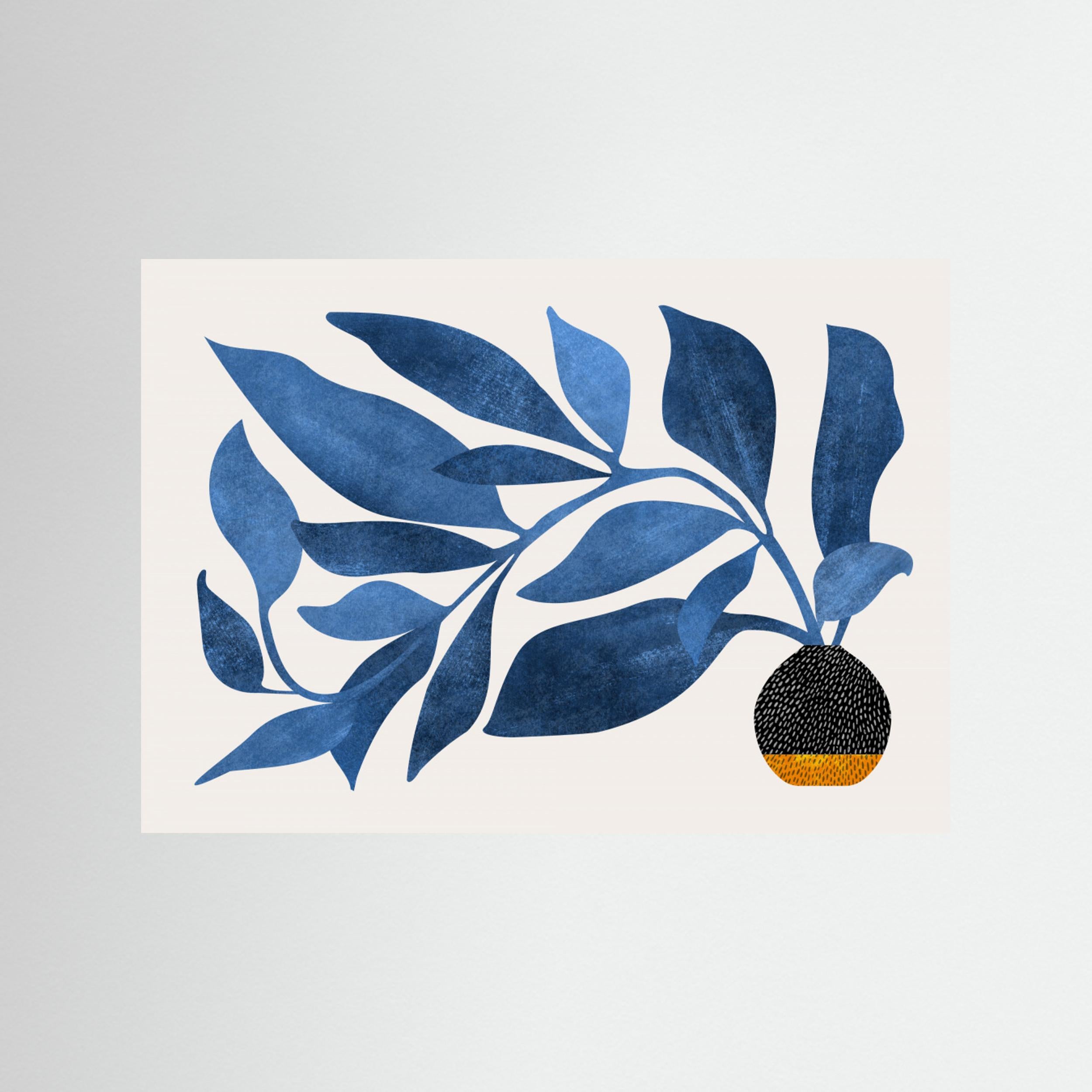 Wandering Ivy in Blue by Kristian Gallagher