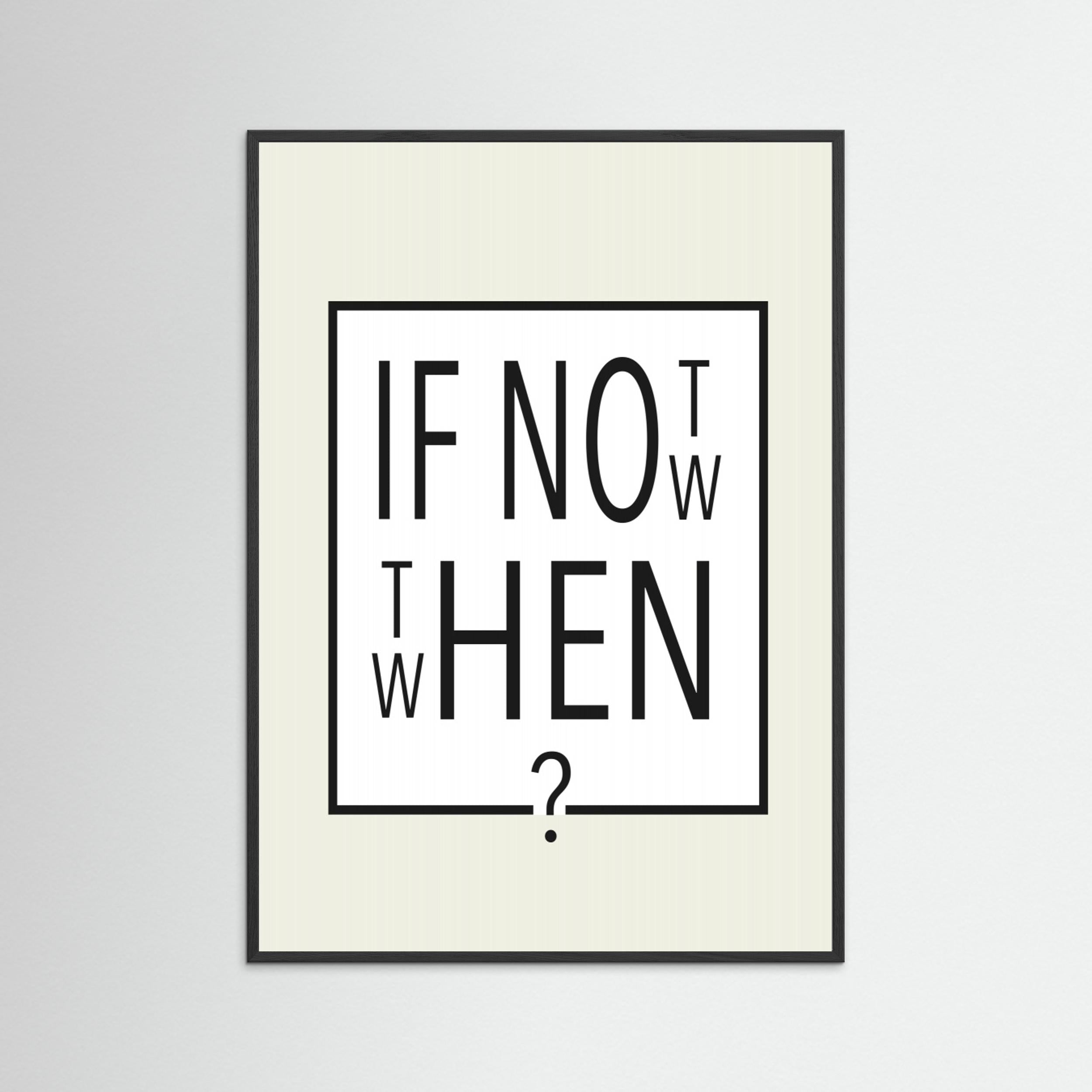 If not now - then when? by Andreas Magnusson