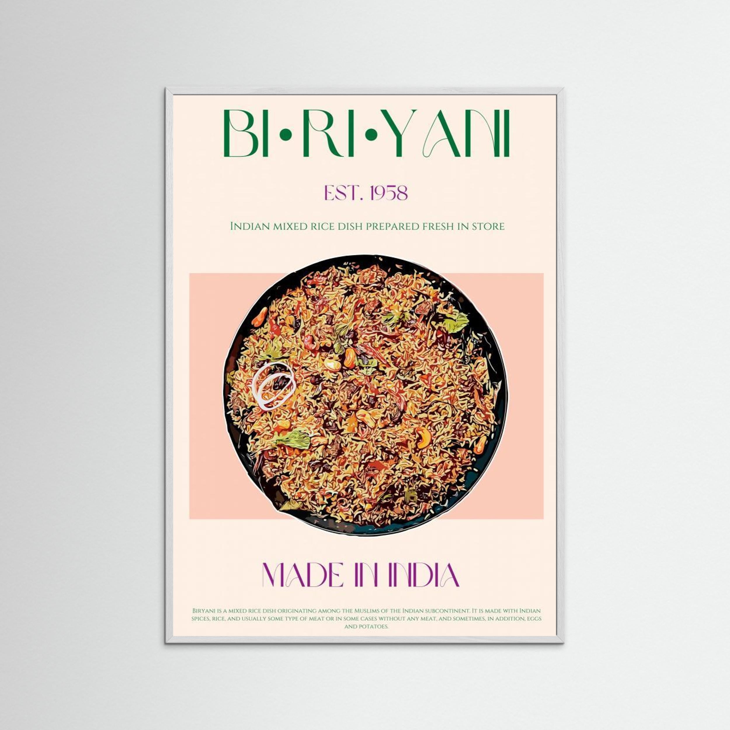 23ratiobiriyaniprint by Nazma Khokhar