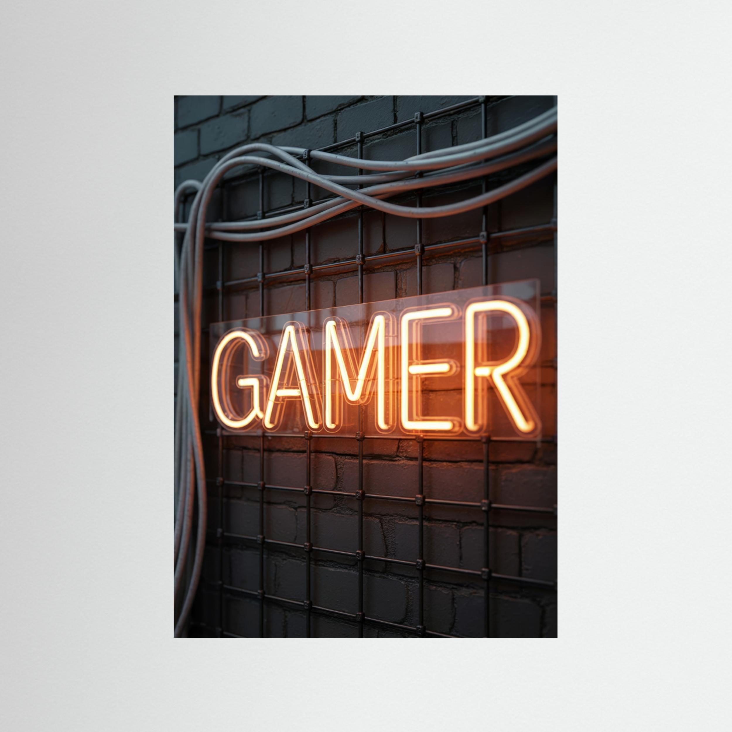 Gamer sign by Andreas Magnusson