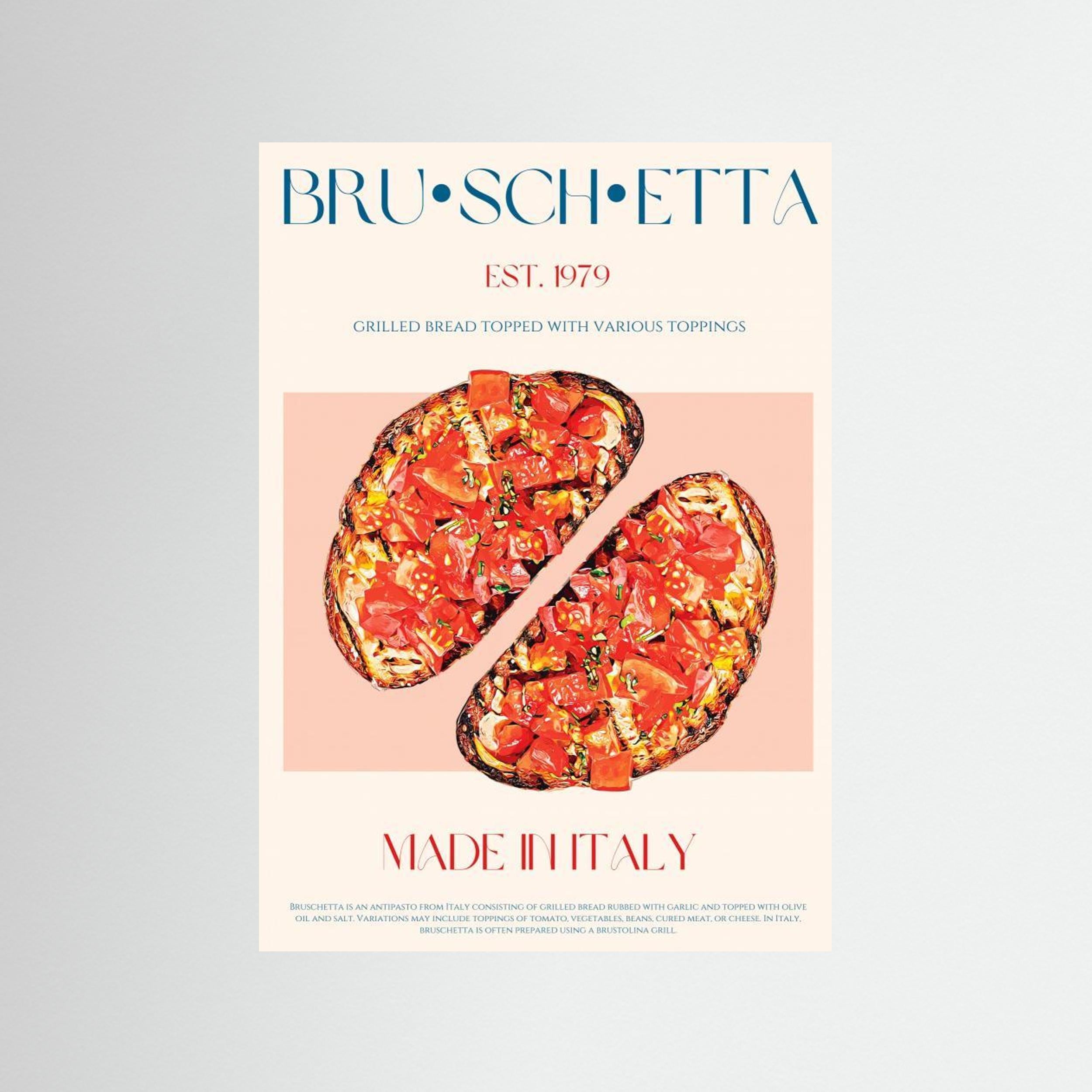 23ratiobruschettaprint by Nazma Khokhar