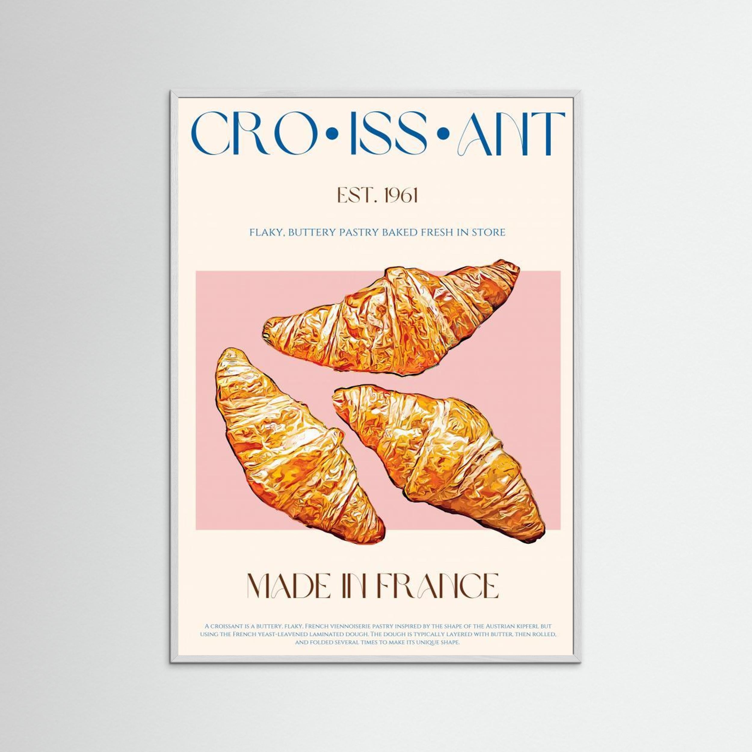 Croissant Print by Nazma Khokhar