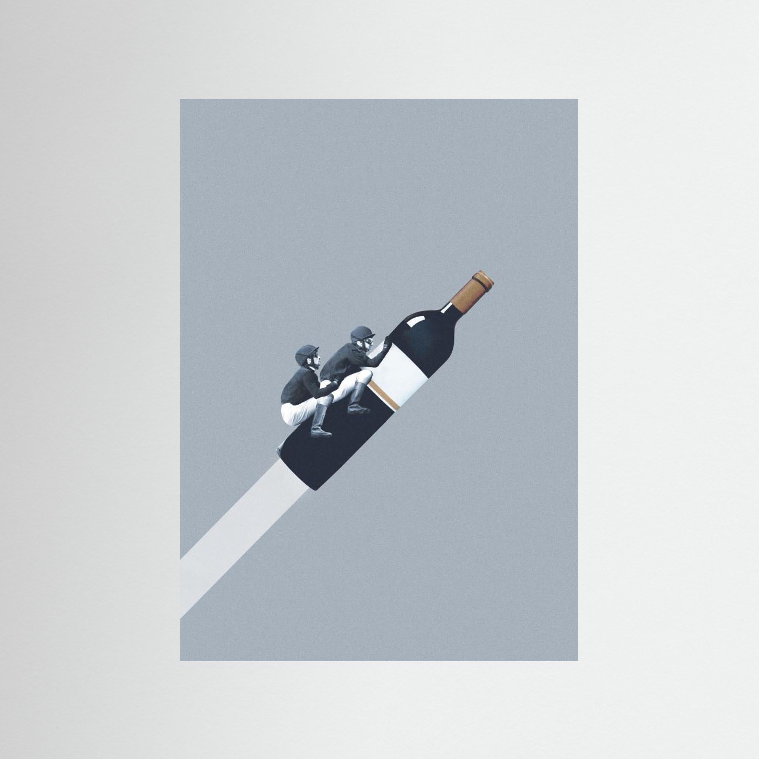 We ride until dawn by Maarten Léon - Fine Art Paper Print - dreamtprint.art - 14 x 21 cm / 5 x 8″ (A5)