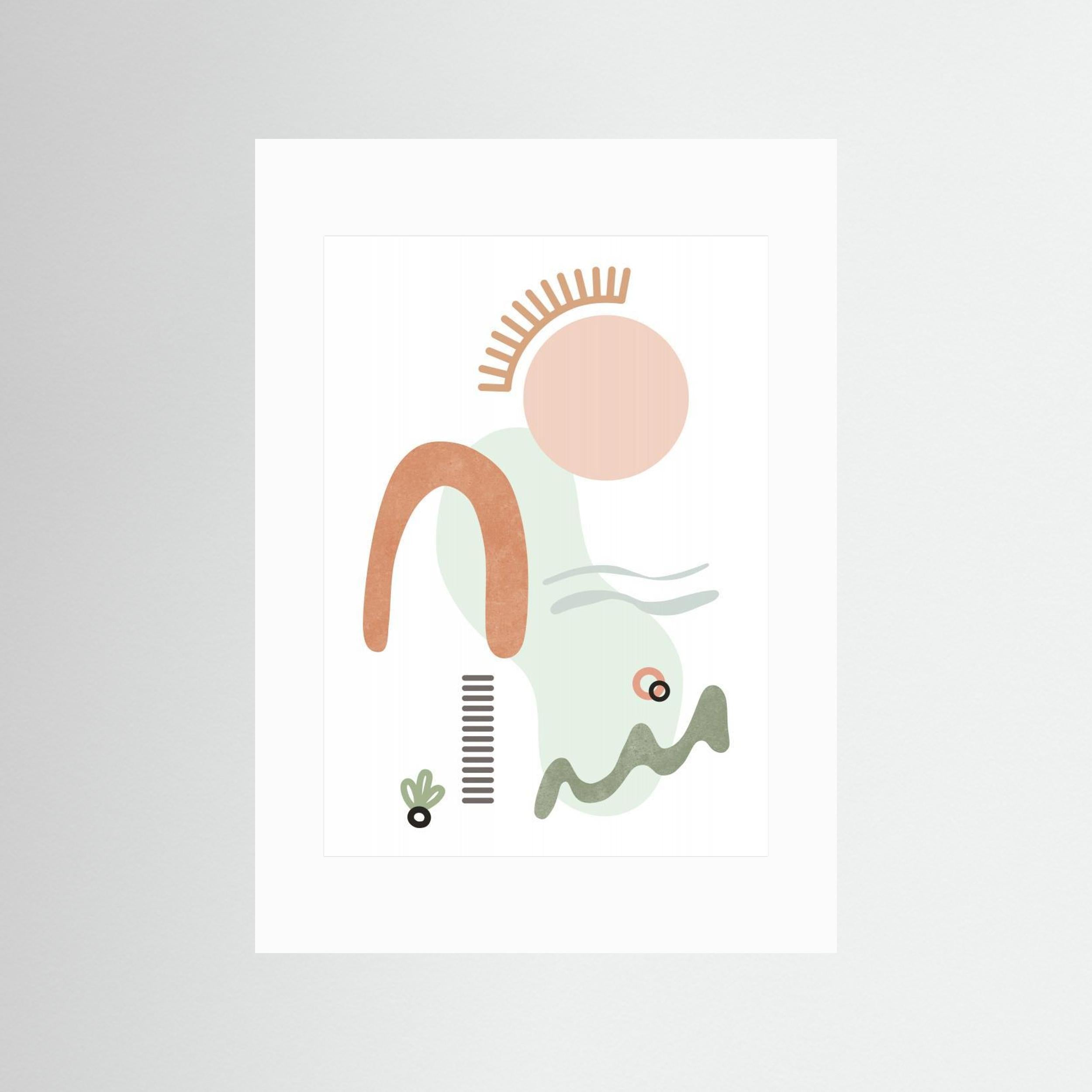 Tropical Villa Color and Shapes 20 by Amini54