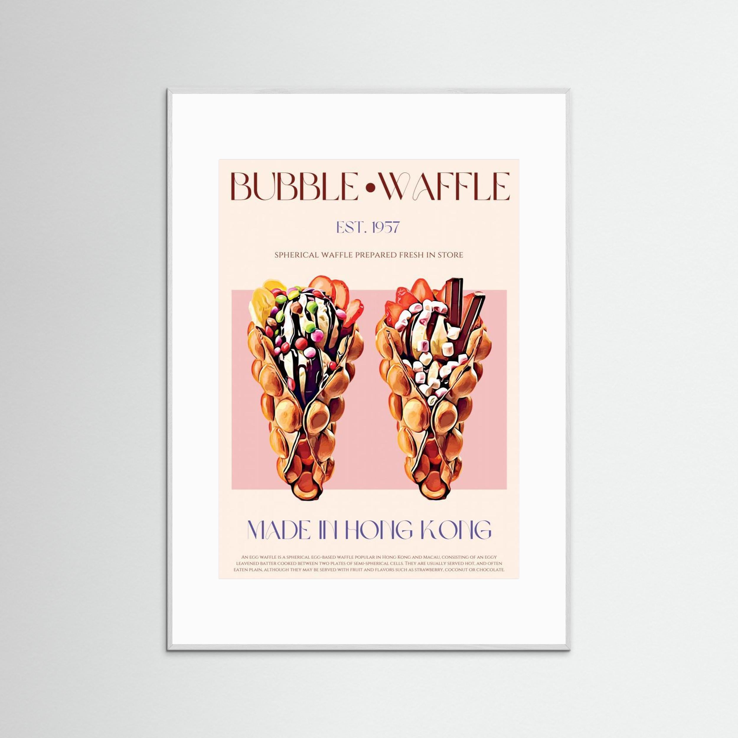 23ratiobubblewaffleprint by Nazma Khokhar