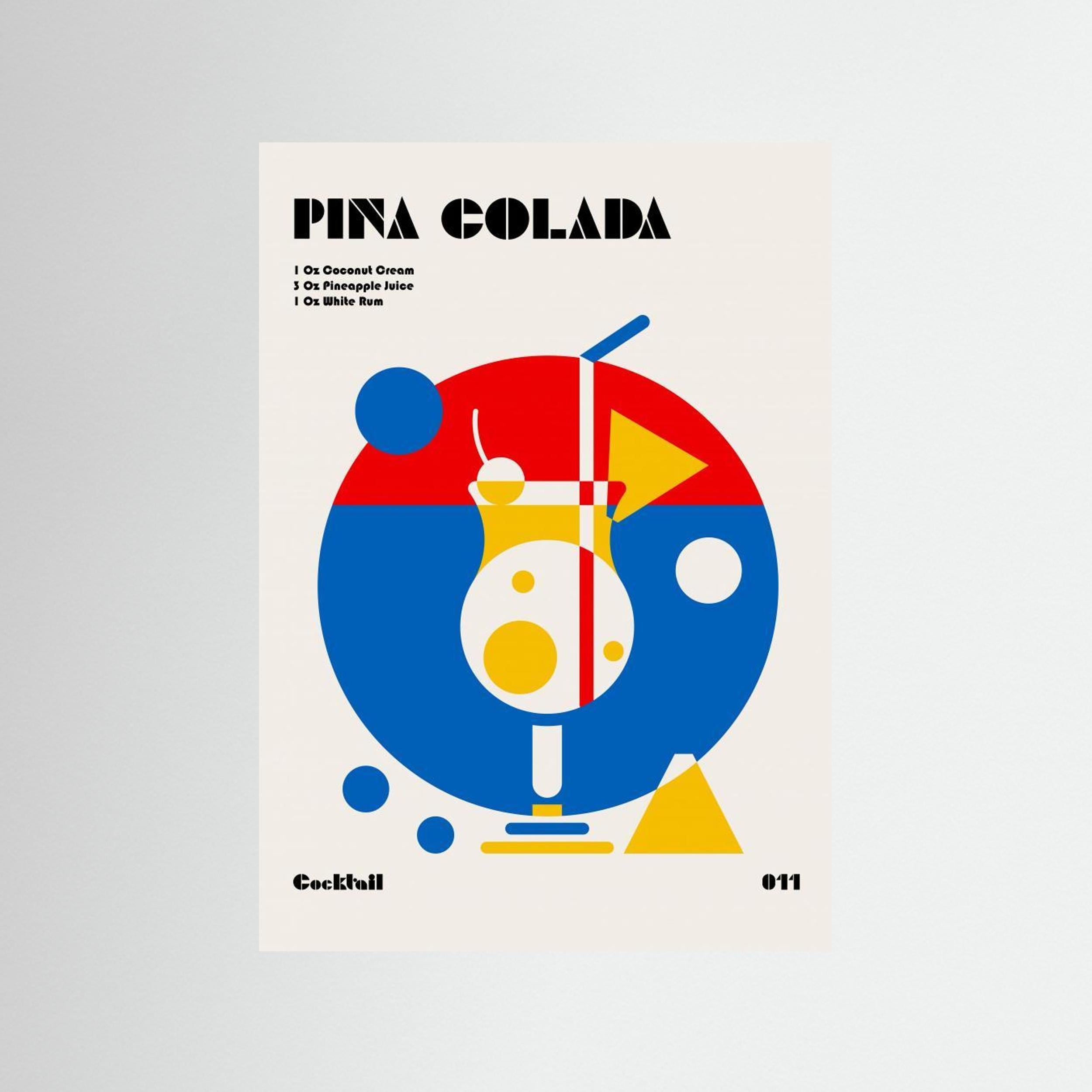 Pina Colada Bauhaus Cocktail by Retrodrome
