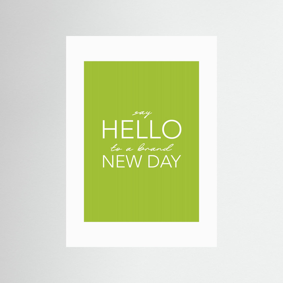 Say Hello To a Brand New Day by Andreas Magnusson