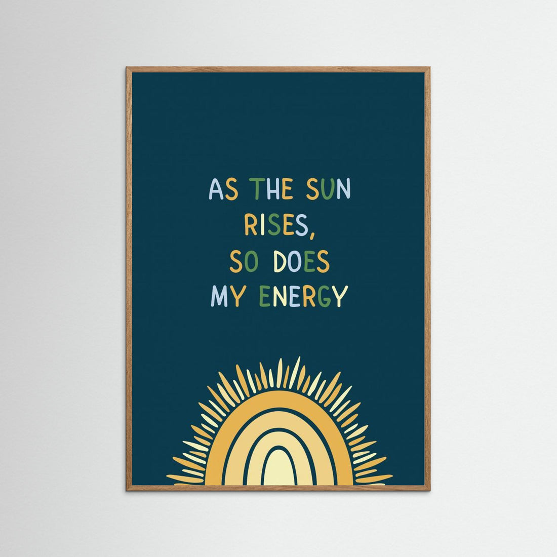 What a Wonderful World - Affirmation Poster 03 by Olena Kovalova