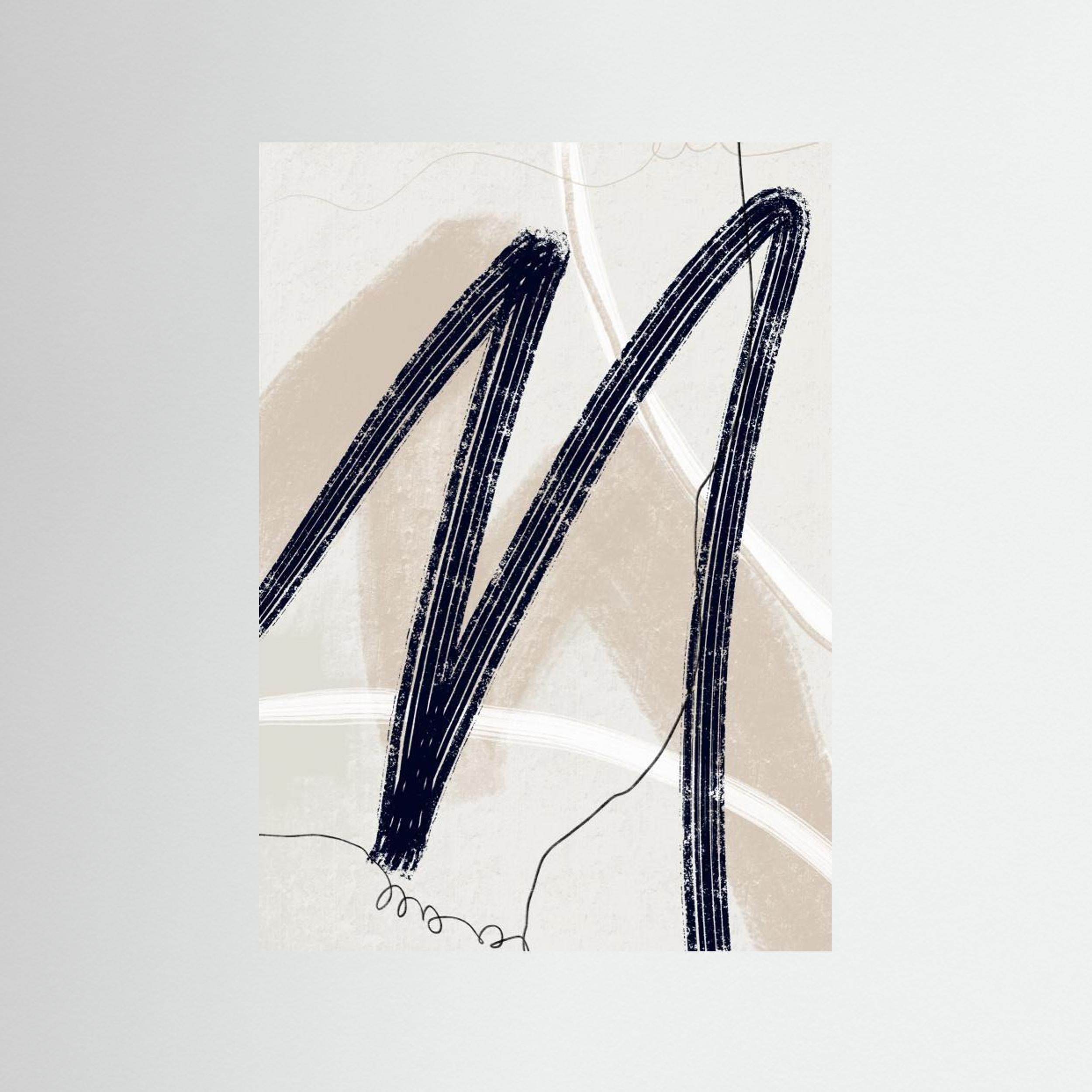 Abstract Lines No. 2 by Anne Marie Volfova