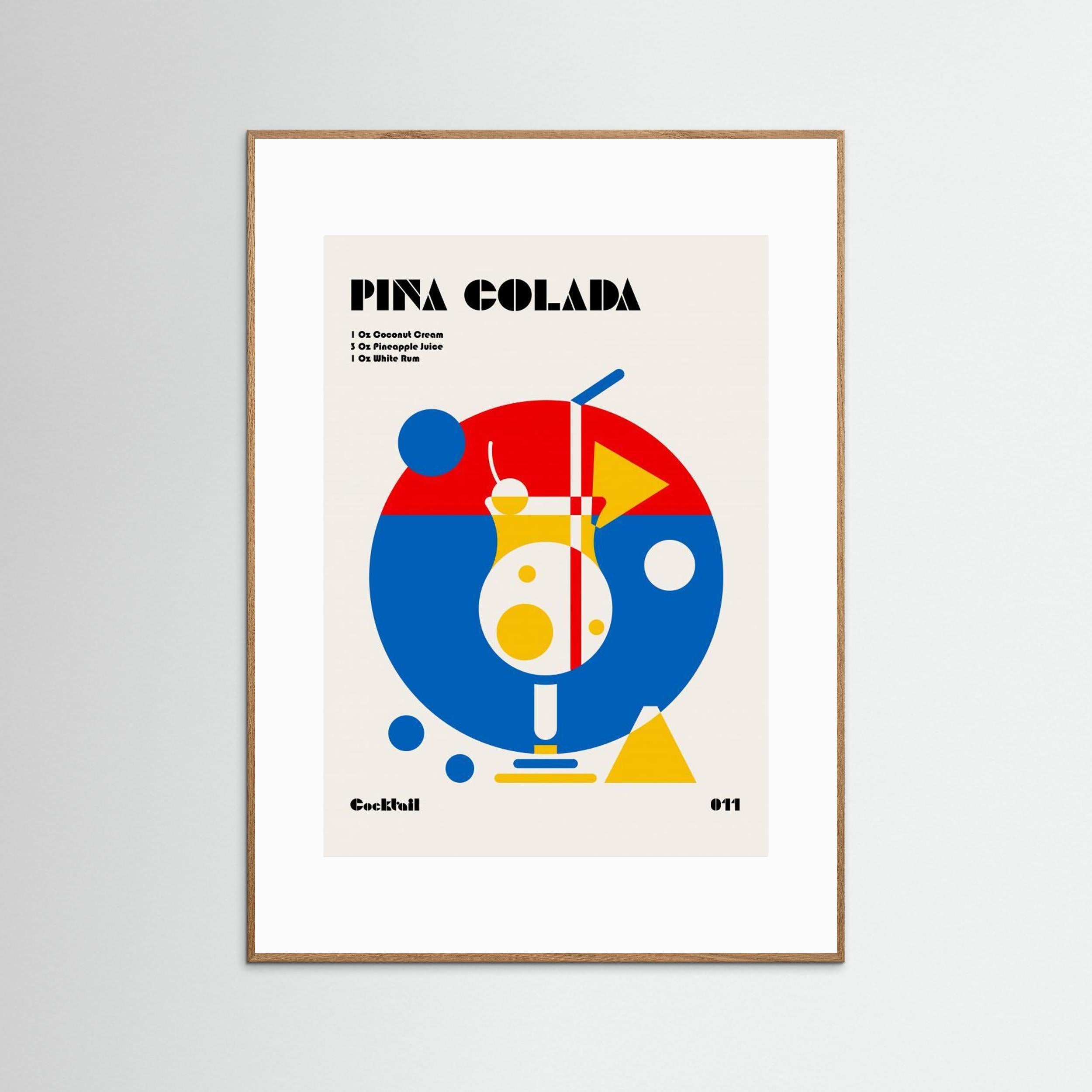 Pina Colada Bauhaus Cocktail by Retrodrome