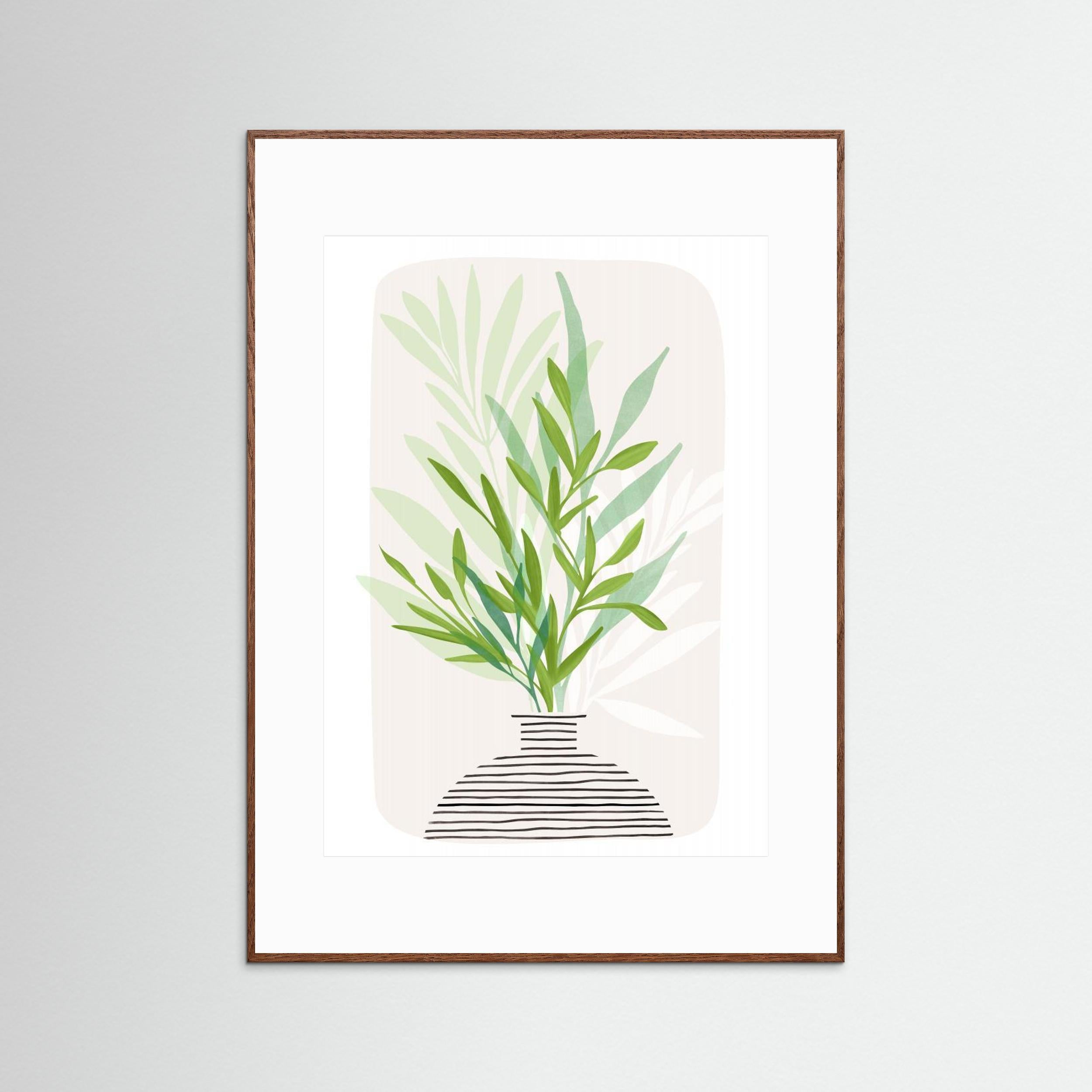 Painted Olive Branch Still Life by Kristian Gallagher