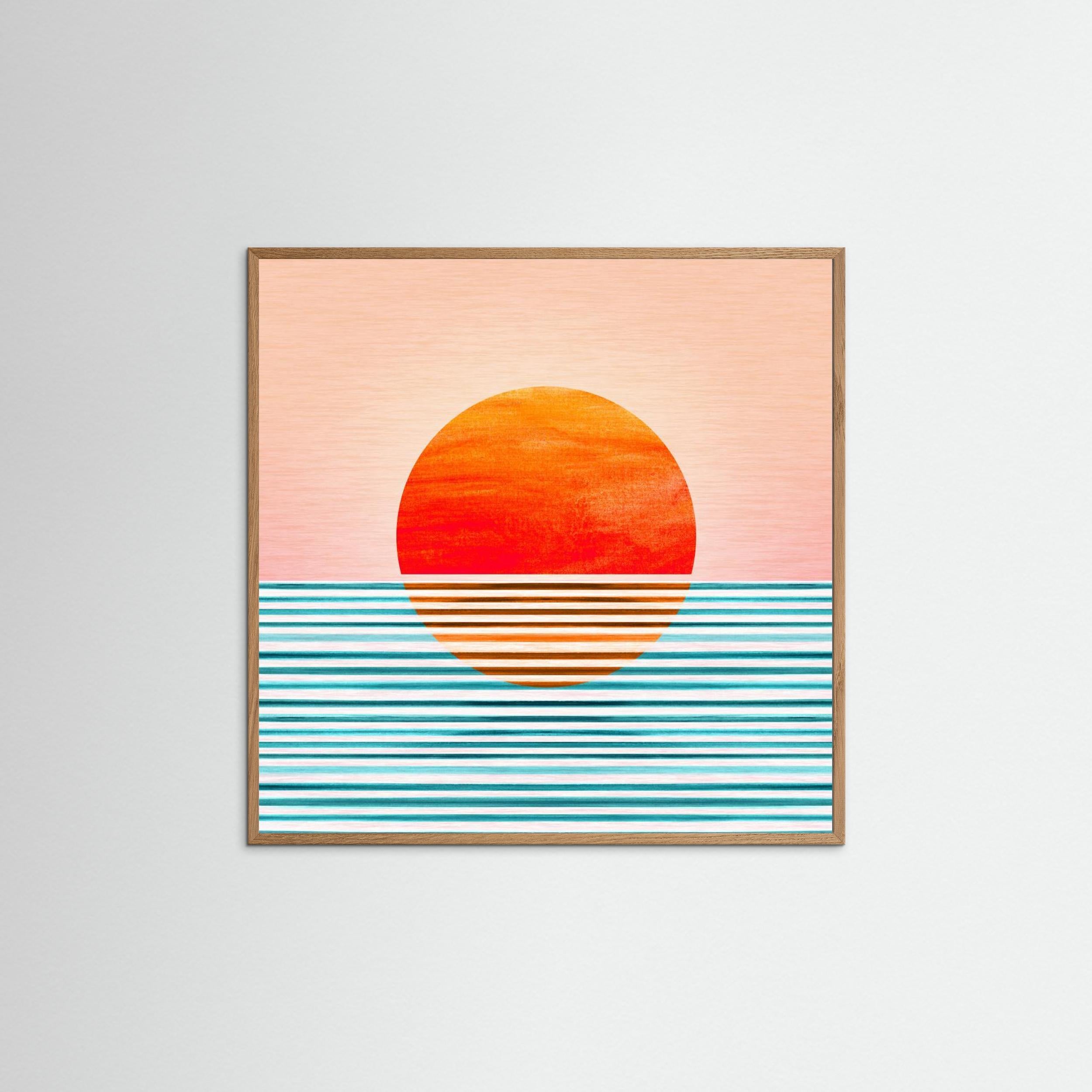Minimalist Sunset III by Kristian Gallagher
