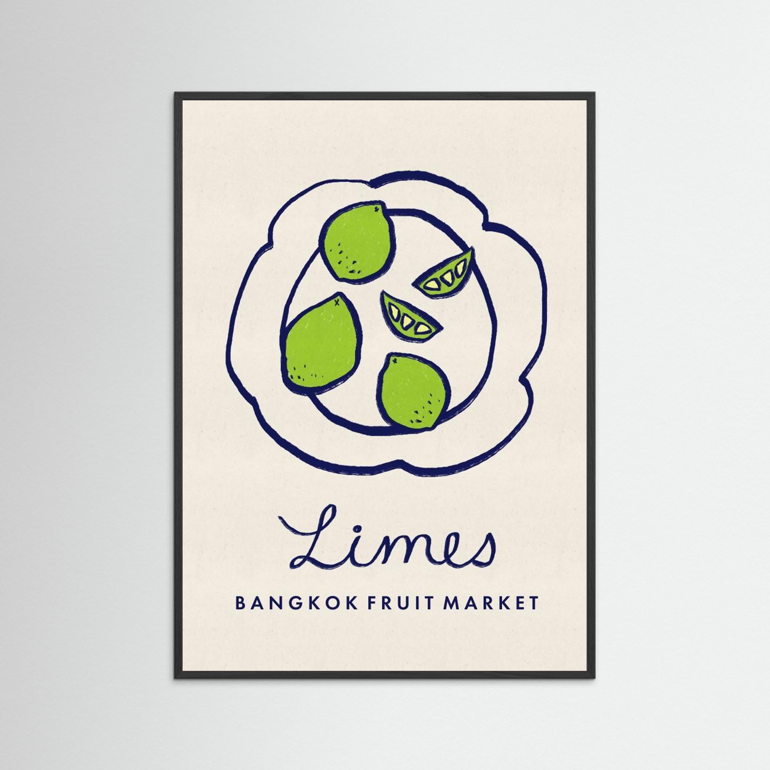 Limes Bangkok Food Market Thailand by Dirkie Nell