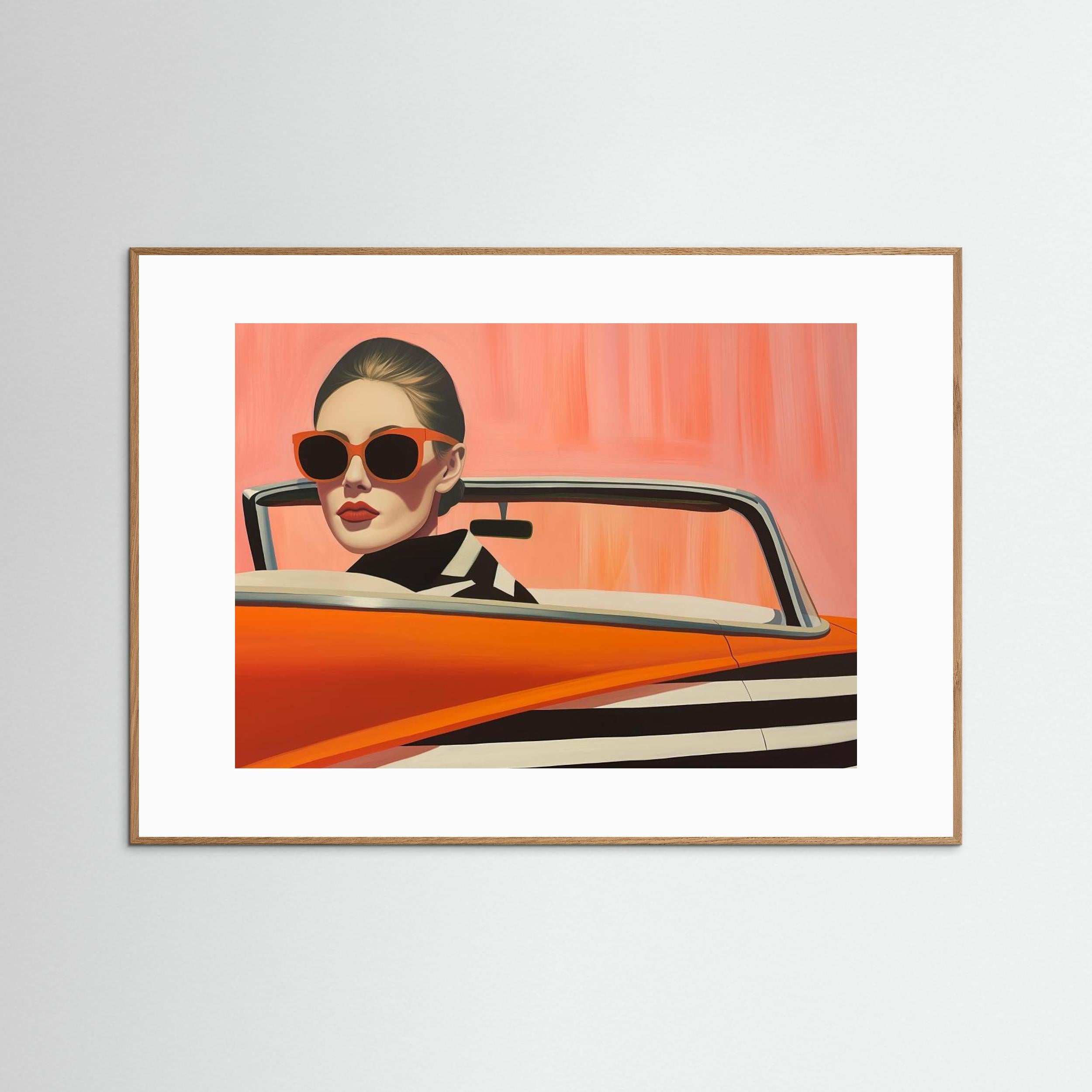 Woman In a Cadilac by Shandu