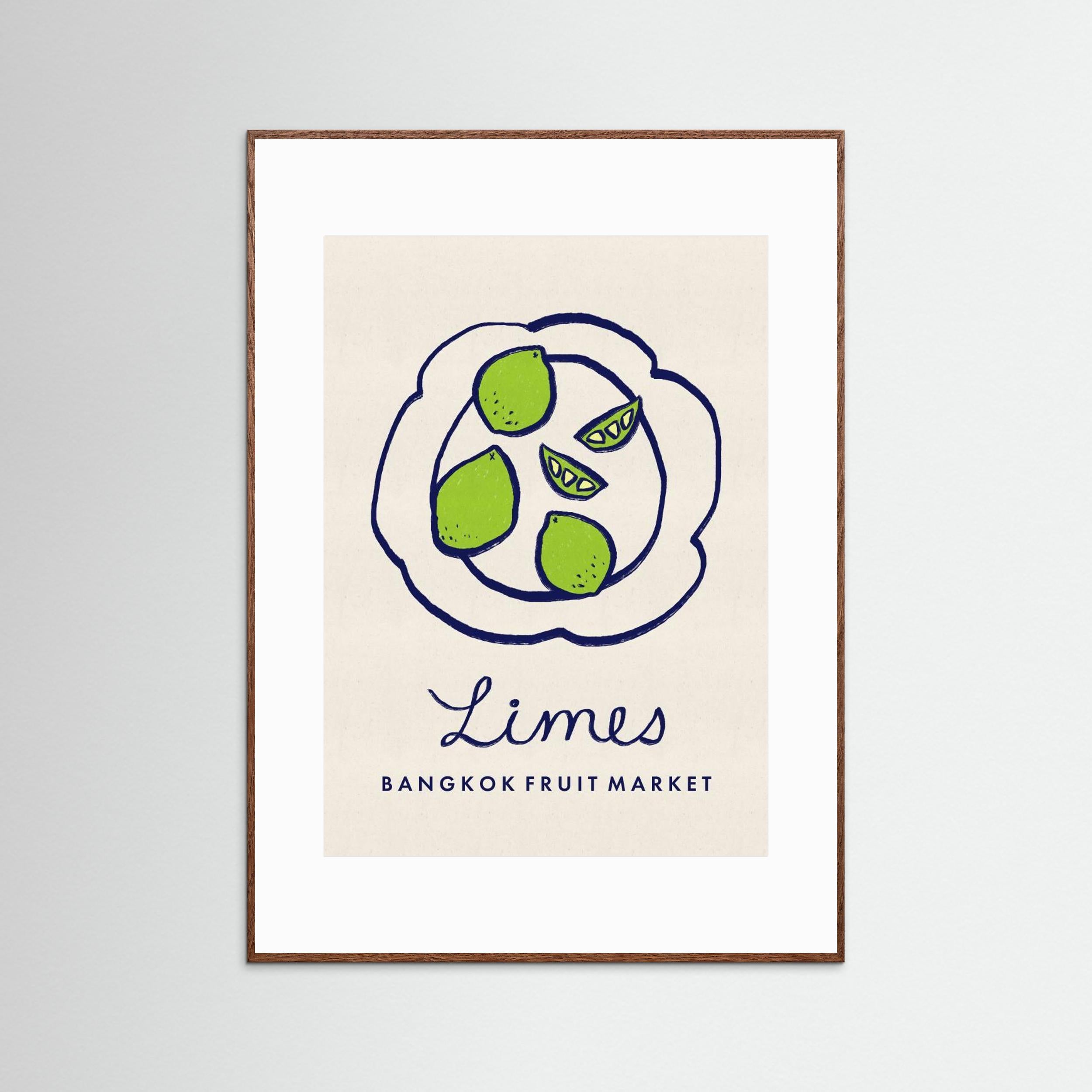 Limes Bangkok Food Market Thailand by Dirkie Nell