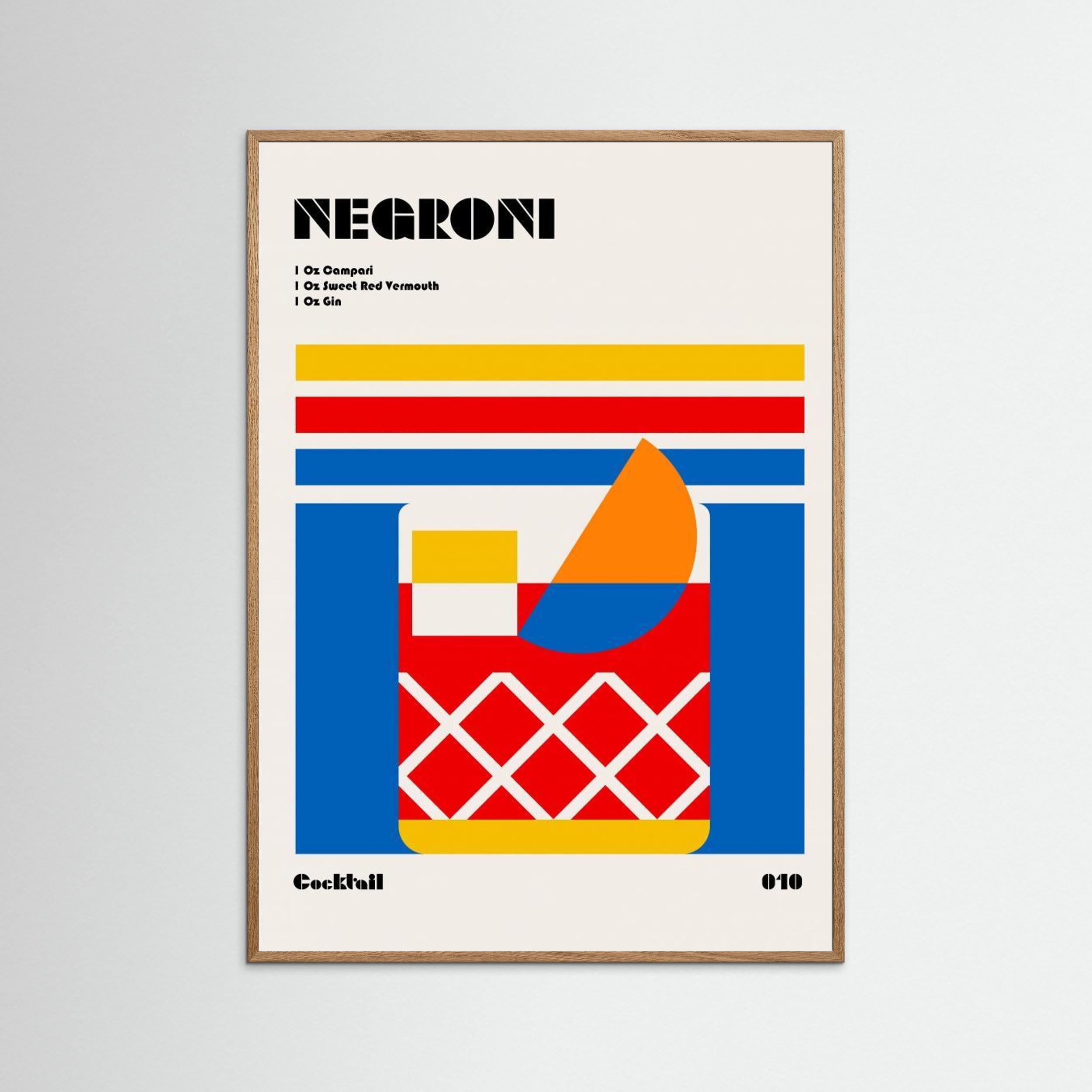 Negroni Bauhaus Cocktail by Retrodrome