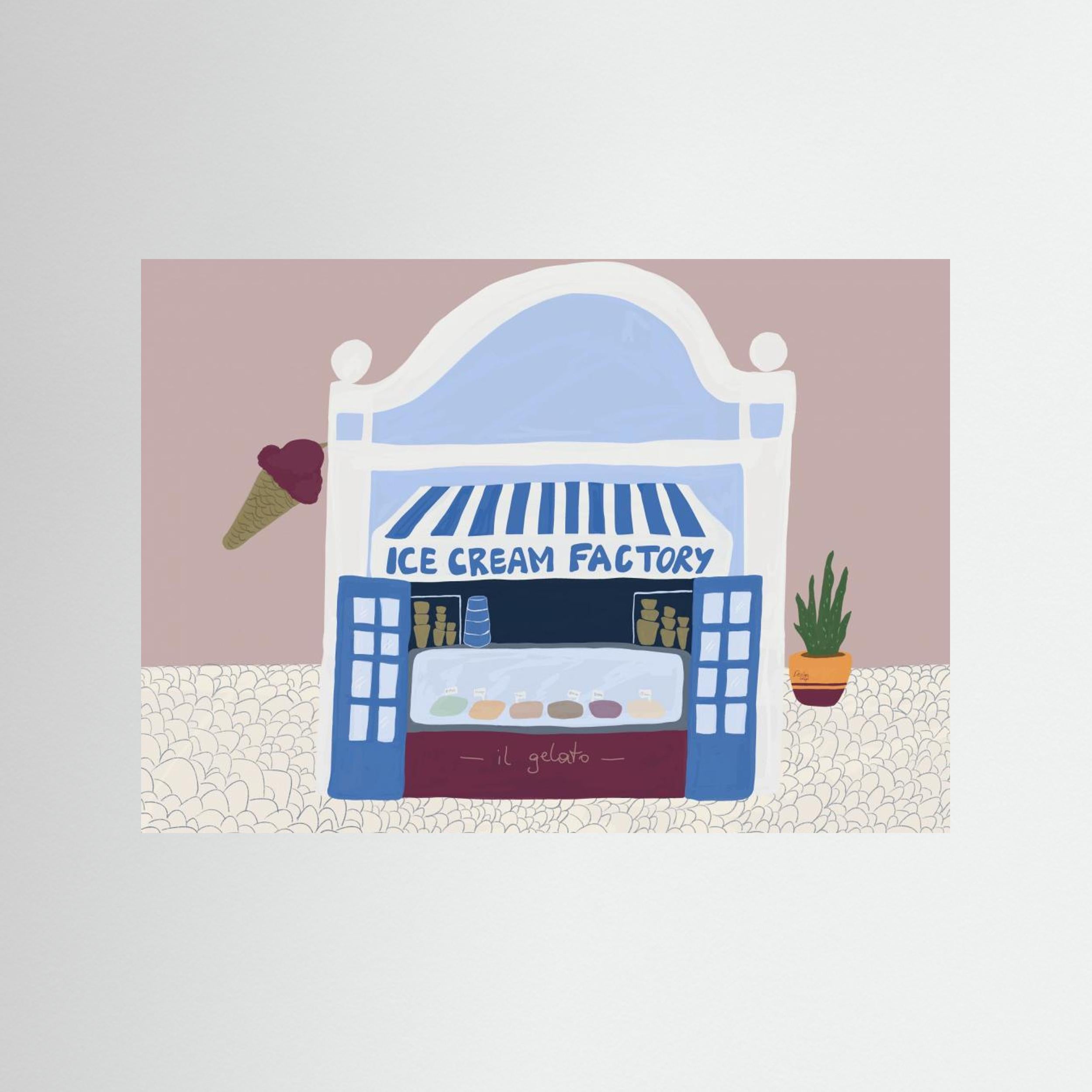 Ice Cream Factory by Alix Campbell