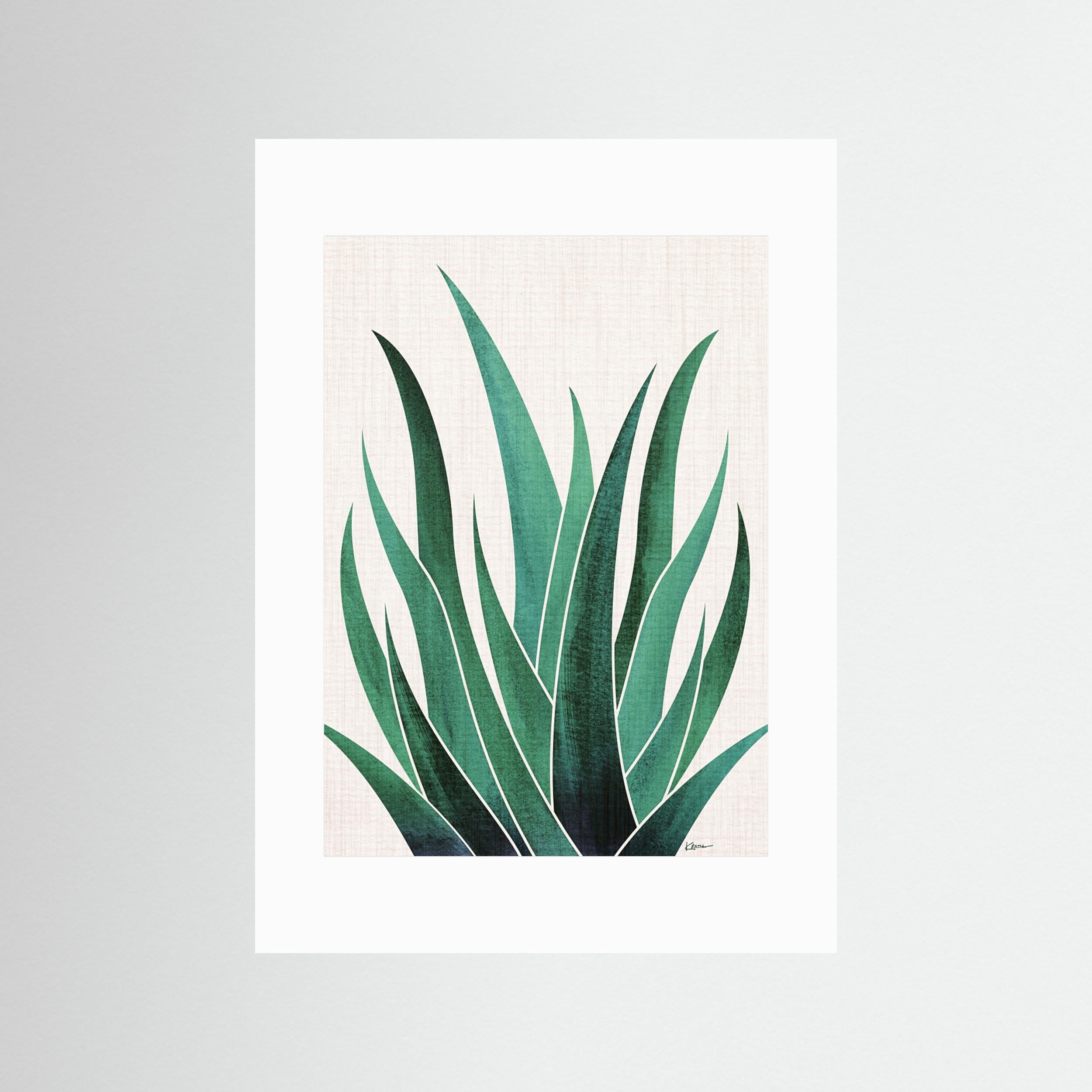 Desert Agave Cactus by Kristian Gallagher