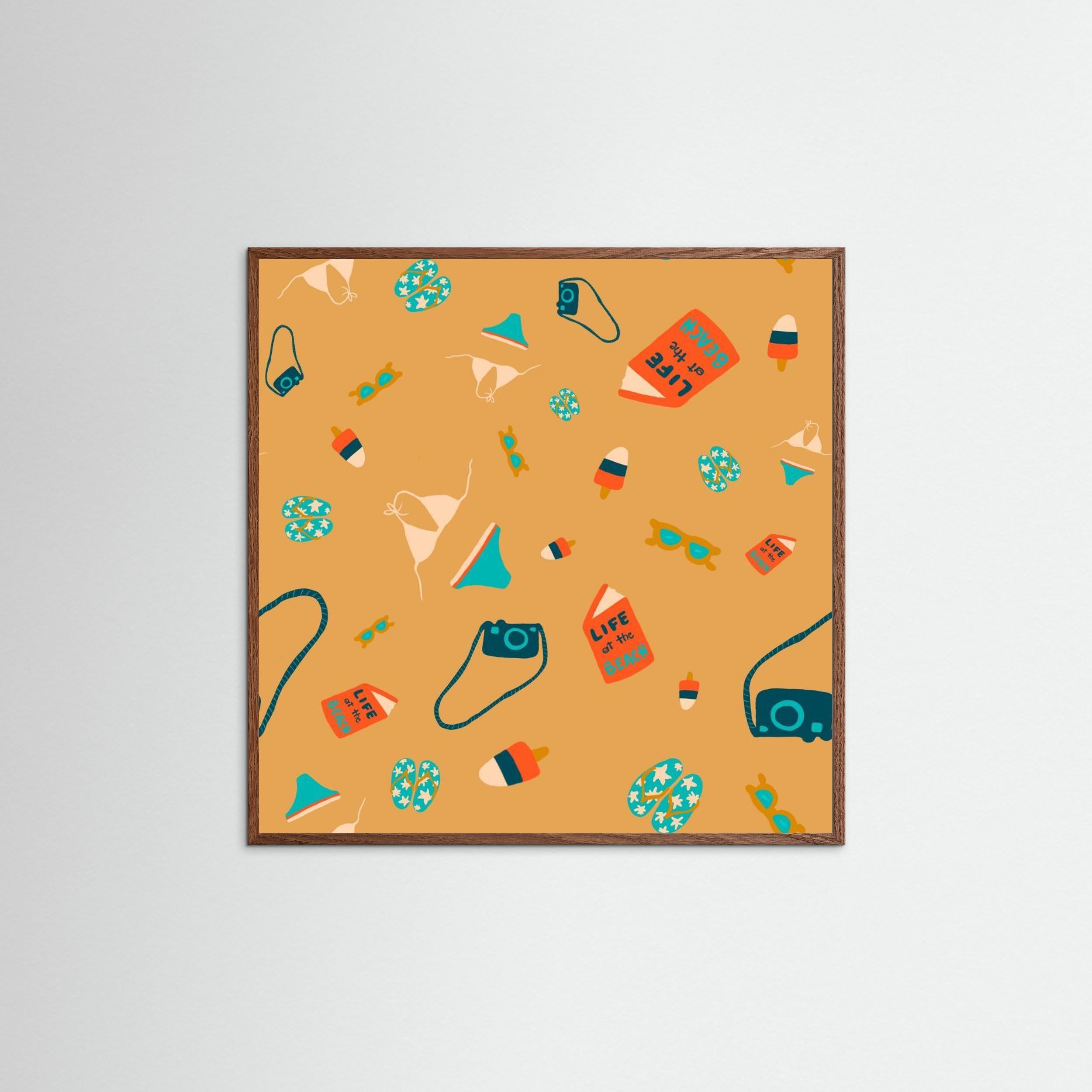 Beach Essentials Pattern by Alix Campbell