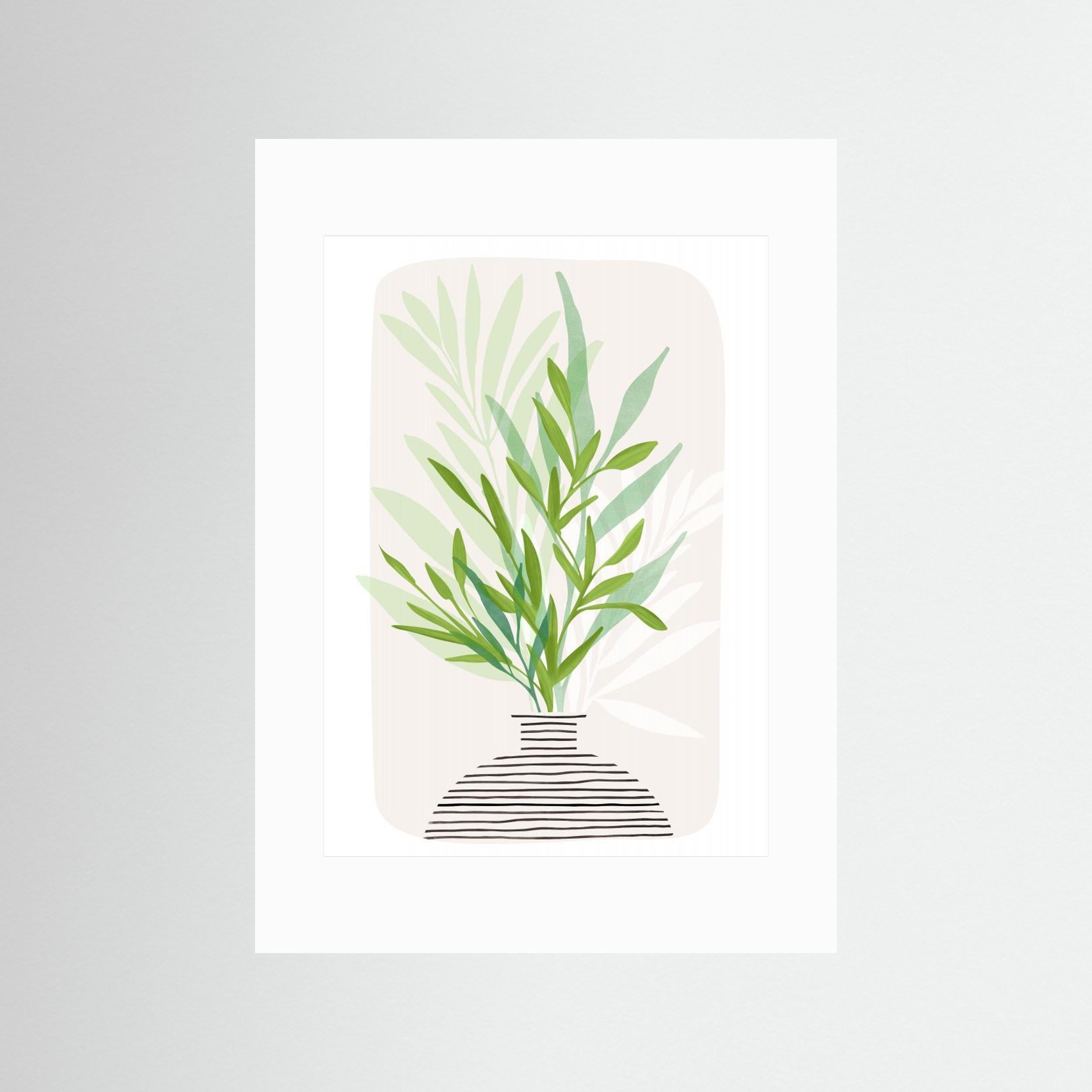 Painted Olive Branch Still Life by Kristian Gallagher