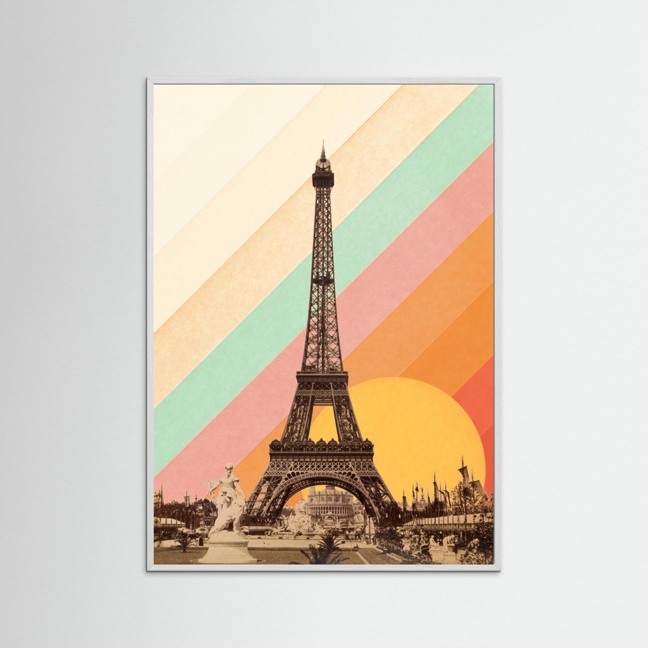 Eiffel Tower Rainbow by Florent Bodart