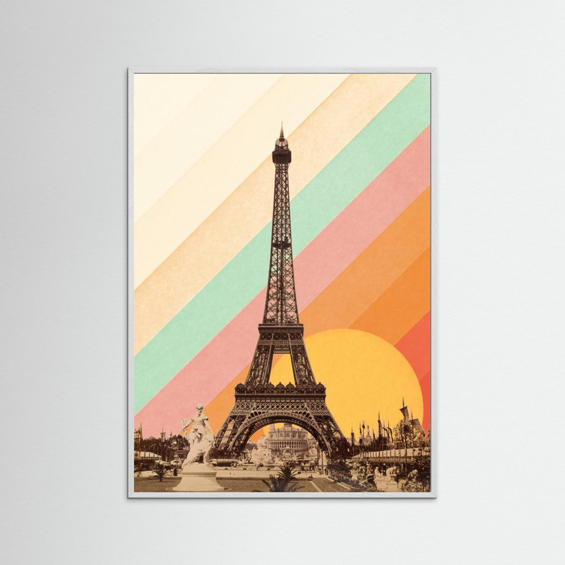 Eiffel Tower Rainbow by Florent Bodart